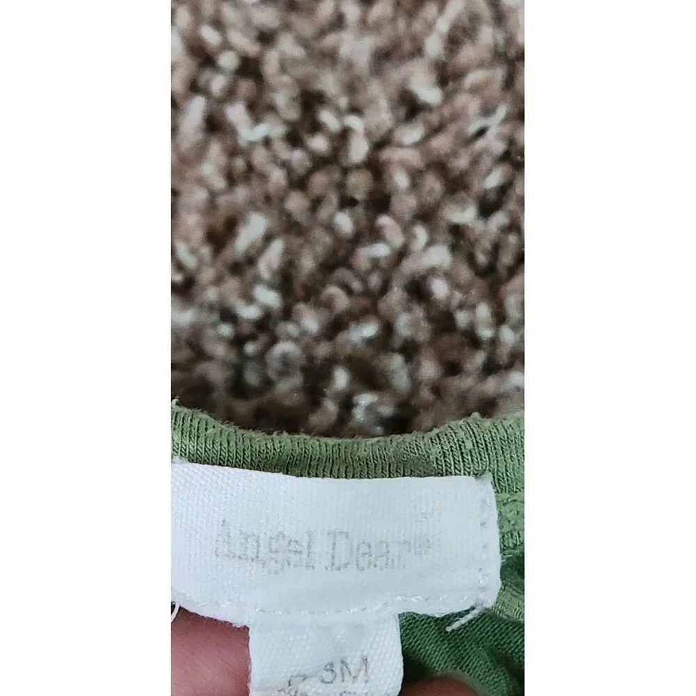 Angel dear bamboo gown size 0-3M- green